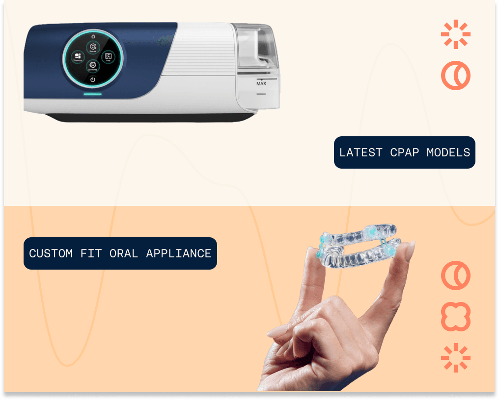 CPAP machine and oral appliance — two treatment paths